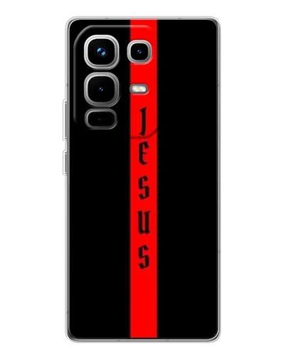 Чехол для Infinix Note 50 Pro с картинкой «Красная линия веры»