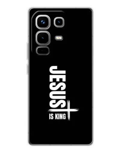 Чехол для Infinix Note 50 Pro с картинкой «Вертикаль веры Jesus»