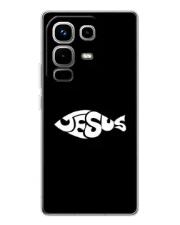 Чохол для Infinix Note 50 Pro з картинкою «Риба  Jesus»