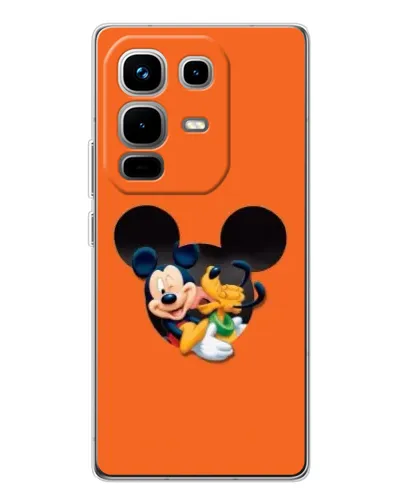 Чехол для Infinix Note 50 Pro с картинкой «Сердце Микки Минни» Чехол для Infinix Note 50 Pro с картинкой «Сердце Микки Минни»