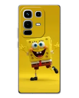 Чехол для Infinix Note 50 Pro с картинкой «Позитивный Губка Боб»