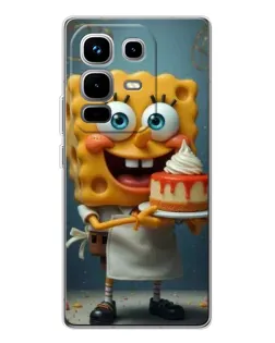 Чехол для Infinix Note 50 Pro с картинкой «Повар Спанч Боб»