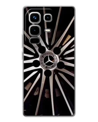 Чехол для Infinix Note 50 Pro с картинкой «Диск Mercedes» Чехол для Infinix Note 50 Pro с картинкой «Диск Mercedes»