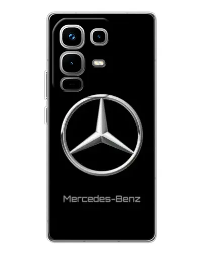 Чехол для Infinix Note 50 Pro с картинкой «Mercedes Silver Logo» Чехол для Infinix Note 50 Pro с картинкой «Mercedes Silver Logo»