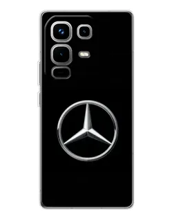 Чехол для Infinix Note 50 Pro с картинкой «Mercedes классический лого»