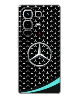 Чехол для Infinix Note 50 Pro с картинкой «Mercedes — бирюзовый акцент»