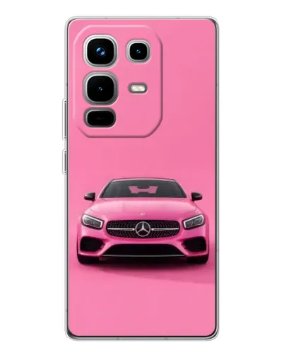 Чохол для Infinix Note 50 Pro з картинкою «Рожевий Mercedes AMG» Чохол для Infinix Note 50 Pro з картинкою «Рожевий Mercedes AMG»