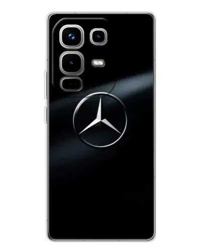 Чохол для Infinix Note 50 Pro з картинкою «Mercedes на металі» Чохол для Infinix Note 50 Pro з картинкою «Mercedes на металі»