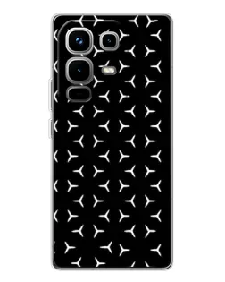 Чохол для Infinix Note 50 Pro з картинкою «Mercedes паттерн зірок» Чохол для Infinix Note 50 Pro з картинкою «Mercedes паттерн зірок»