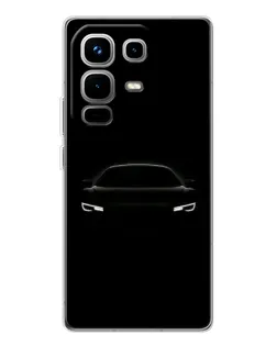 Чехол для Infinix Note 50 Pro с картинкой «Взгляд Audi в темноте»