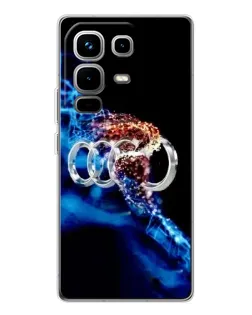Чехол для Infinix Note 50 Pro с картинкой «Энергия лого Audi»