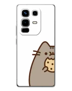 Чехол для Infinix Note 50 Pro с картинкой «Пушин с печеньем»