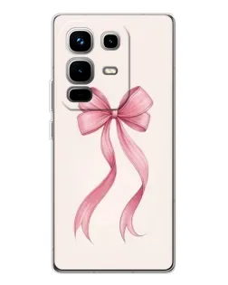 Чохол для Infinix Note 50 Pro з картинкою «Рожевий бант»