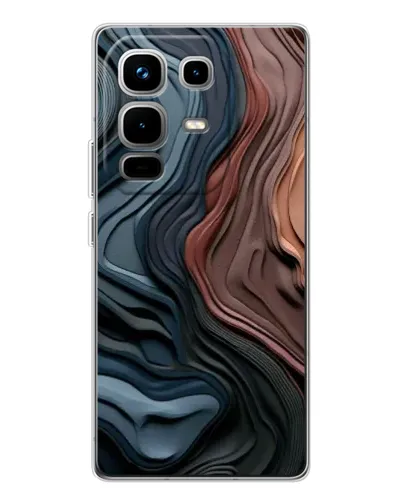 Чехол для Infinix Note 50 Pro с картинкой «Цветные волны каньона» Чехол для Infinix Note 50 Pro с картинкой «Цветные волны каньона»