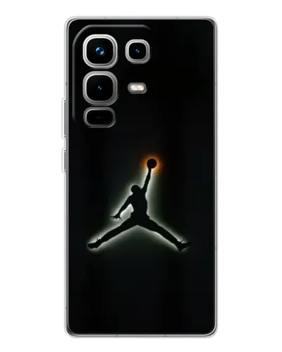 Чехол для Infinix Note 50 с картинкой «Jordan Gradient Logo»