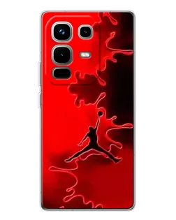 Чехол для Infinix Note 50 с картинкой «Jordan Red Smoke»