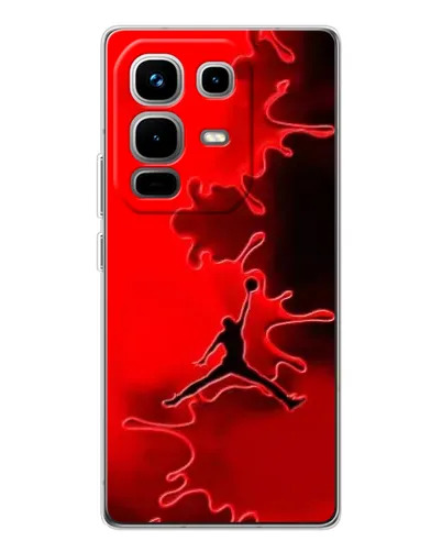 Чехол для Infinix Note 50 с картинкой «Jordan Red Smoke»