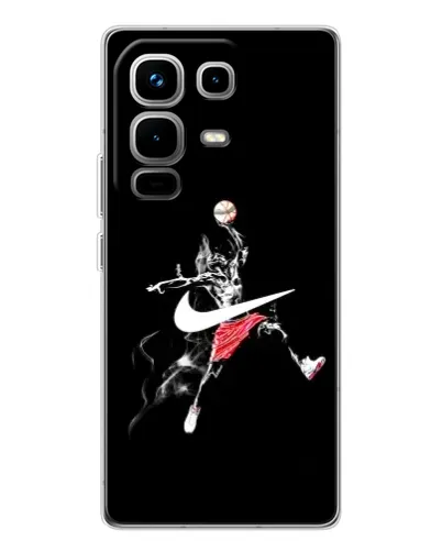 Чехол для Infinix Note 50 с картинкой «Jordan Jumpman»
