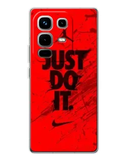 Чехол для Infinix Note 50 с картинкой «Nike Just Do It»
