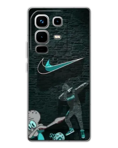 Чехол для Infinix Note 50 с картинкой «Спортивный арт Nike»