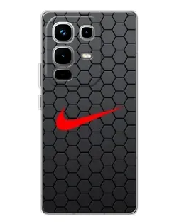 Чохол для Infinix Note 50 з картинкою «Nike — карбонова сітка» Чохол для Infinix Note 50 з картинкою «Nike — карбонова сітка»
