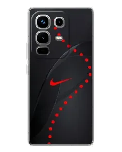 Чехол для Infinix Note 50 с картинкой «Абстрактный дизайн Nike»
