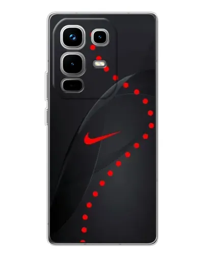 Чехол для Infinix Note 50 с картинкой «Абстрактный дизайн Nike»