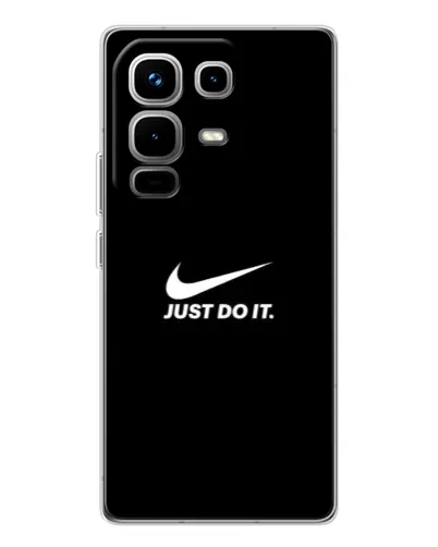 Чехол для Infinix Note 50 с картинкой «Минимализм от Nike»