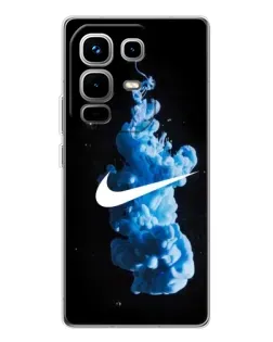 Чехол для Infinix Note 50 с картинкой «Nike и синий дым»