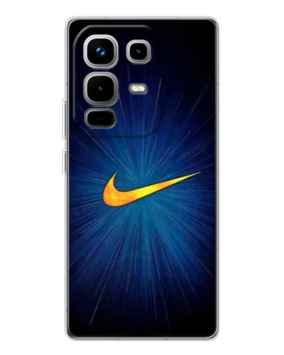 Чехол для Infinix Note 50 с картинкой «Синий пульс Nike» Чехол для Infinix Note 50 с картинкой «Синий пульс Nike»