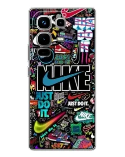 Чехол для Infinix Note 50 с картинкой «Яркий коллаж Nike» Чехол для Infinix Note 50 с картинкой «Яркий коллаж Nike»