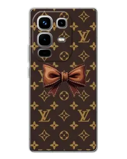 Чехол для Infinix Note 50 с картинкой «LV с бантом»