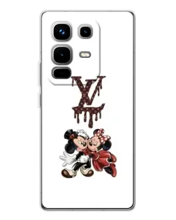Чехол для Infinix Note 50 с картинкой «LV и Микки Маус»