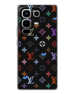Чехол для Infinix Note 50 с картинкой «Цветная монограмма LV»