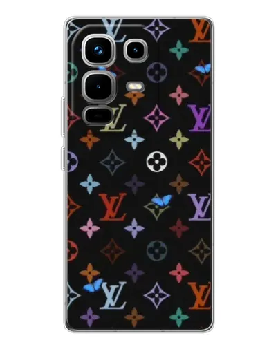 Чехол для Infinix Note 50 с картинкой «Цветная монограмма LV» Чехол для Infinix Note 50 с картинкой «Цветная монограмма LV»