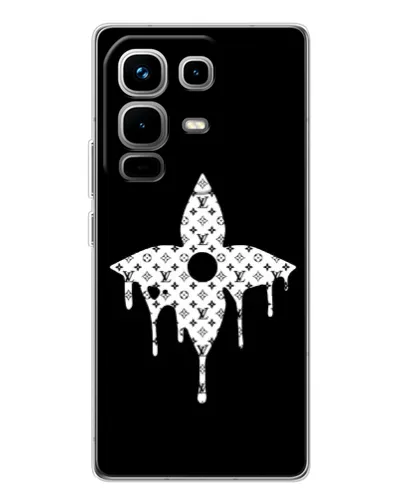 Чехол для Infinix Note 50 с картинкой «Цветочная монограмма» Чехол для Infinix Note 50 с картинкой «Цветочная монограмма»