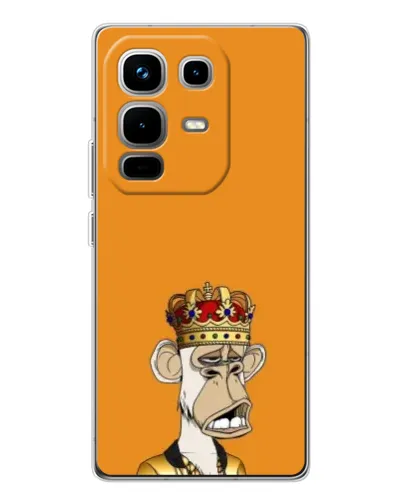 Чохол для Infinix Note 50 з картинкою «Золота мавпа Bored Ape»