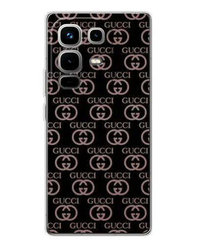 Чехол для Infinix Note 50 с картинкой «Классическая монограмма Gucci»