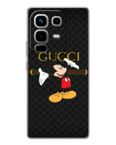 Чехол для Infinix Note 50 с картинкой «Микки Маус Gucci»
