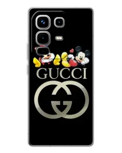 Чехол для Infinix Note 50 с картинкой «Gucci — герои Disney»