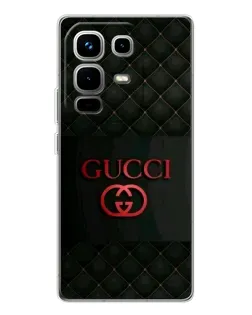 Чехол для Infinix Note 50 с картинкой «Gucci — стеганый черный»