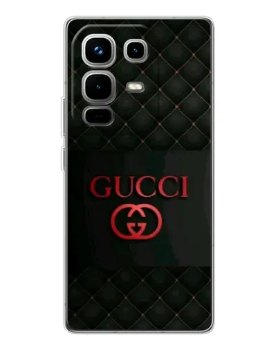 Чехол для Infinix Note 50 с картинкой «Gucci — стеганый черный»