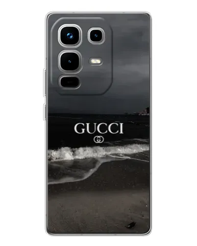 Чехол для Infinix Note 50 с картинкой «Gucci — морской прибой»