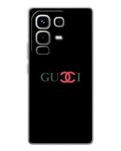 Чехол для Infinix Note 50 с картинкой «Gucci — красный градиент»