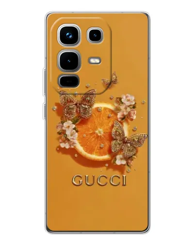 Чехол для Infinix Note 50 с картинкой «Gucci — золотые бабочки» Чехол для Infinix Note 50 с картинкой «Gucci — золотые бабочки»
