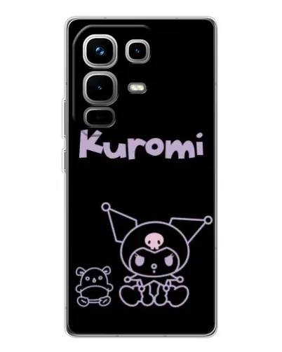 Чохол для Infinix Note 50 з картинкою «Kuromi — чорний мінімалізм» Чохол для Infinix Note 50 з картинкою «Kuromi — чорний мінімалізм»