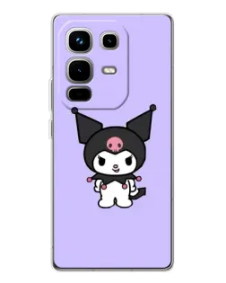 Чохол для Infinix Note 50 з картинкою «Kuromi — ніжний фіолетовий»