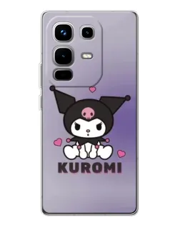 Чохол для Infinix Note 50 з картинкою «Kuromi — фіолетовий арт»