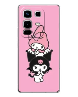Чохол для Infinix Note 50 з картинкою «My Melody та Kuromi»
