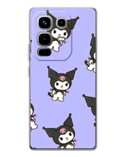 Чохол для Infinix Note 50 з картинкою «Паттерн з Kuromi» Чохол для Infinix Note 50 з картинкою «Паттерн з Kuromi»